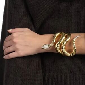 Alexis Bittar Women's statement snake cuff bracelet ✨🐍